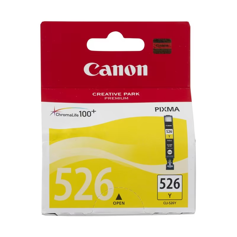 Generic Canon Compatible Ink Cartridge - CLI-526/C-526XL Yellow iP4850/iX6550/MG5150/MG5250/MG6150/MG8150/MX (INKCOEMC526Y)