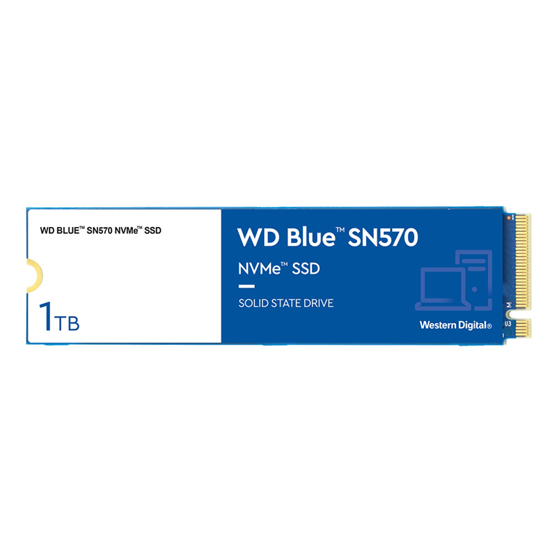 Western Digital Blue SN570 1TB PCIe Gen 3 M.2 NVMe SSD (WDS100T3B0C)