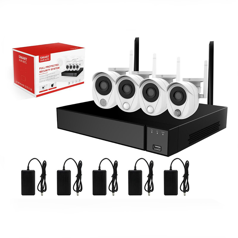 Surveilist KWS200 Smart Wi-Fi 4 Channel Security System with 4 FHD Camera Kit
