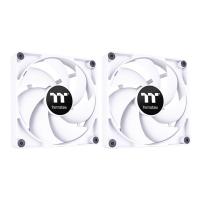 Thermaltake CT120 120mm PWM Cooling Fan 2 Pack - White (CL-F151-PL12WT-A)