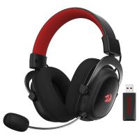 Redragon H510 Zeus-X RGB Wireless Gaming Headset - 7.1 Surround Sound - 53MM Audio Drivers in Memory Foam Ear Pads w/Durable Fabric Cover