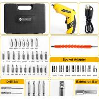 Tools-Equipment-SainSmart-Cordless-Electric-Screwdriver-with-Rechargeable-3-6v-Lithium-Battery-and-1-4-Hex-Chuck-Includes-45pcs-Bits-1-Extension-Rod-and-1-USB-Cabl-9