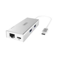 USB-Hubs-Unitek-USB-Type-C-to-USB-Type-A-3-0-RJ45-Type-C-Power-Delivery-Aluminium-Hub-4