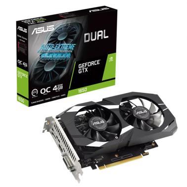 Asus GeForce GTX 1650 Dual V2 OC 4G Graphics Card (DUAL-GTX1650-O4GD6-P ...