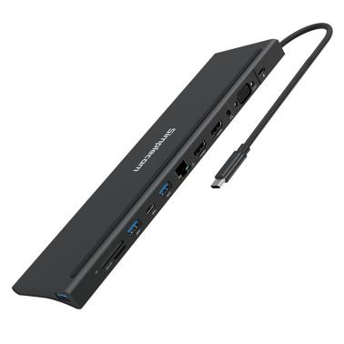 Simplecom USB C 12-in-1 Multiport Docking Station (CHN622) - OPENED BOX 87025