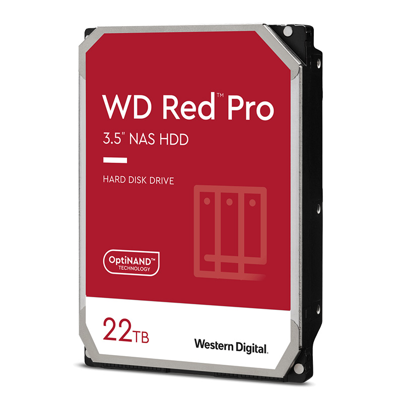 Western Digital Red Pro 22TB 7200RPM 3.5in SATA Hard Drive (WD221KFGX)