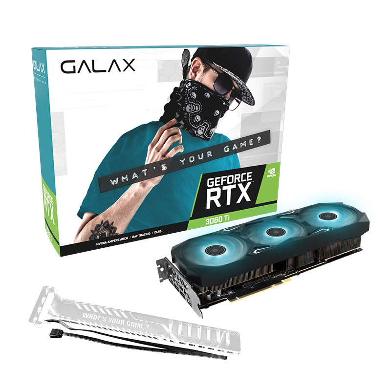 Galax GeForce RTX 3060 Ti SG 1 Click OC Plus GDDR6X 8G Graphics Card