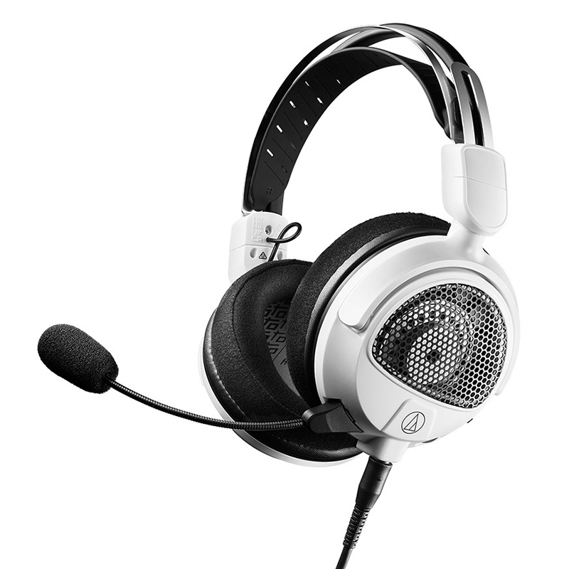 Audio Technica ATH-GDL3 Open Back Lightweight Wired Gaming Headset with Microphone - White