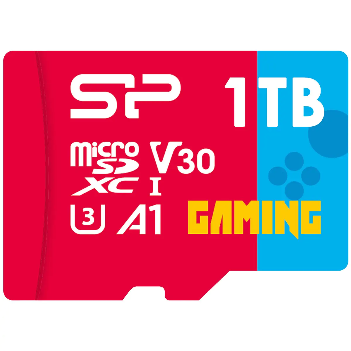 Silicon Power 1TB Gaming microSDXC UHS-I Micro SD Card with Adapter,  Optimized for Mobile Games Apps Nintendo-Switch, Class 10 U3 V30 A1 -