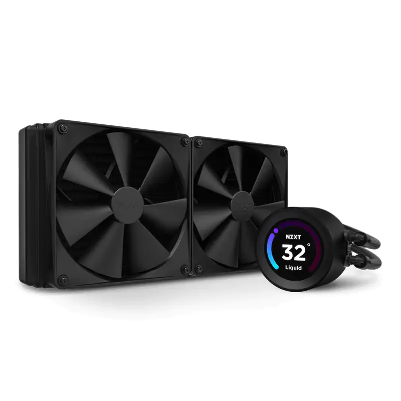 NZXT Kraken Elite 280 280mm AIO CPU Cooling with LCD Display - Black (RL-KN28E-B1)