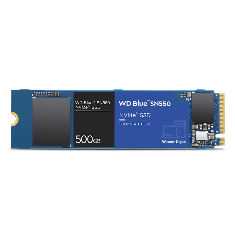 Western Digital Blue SN550 500GB PCIe Gen3 M.2 2280 NVMe SSD (WDS500G2B0C)