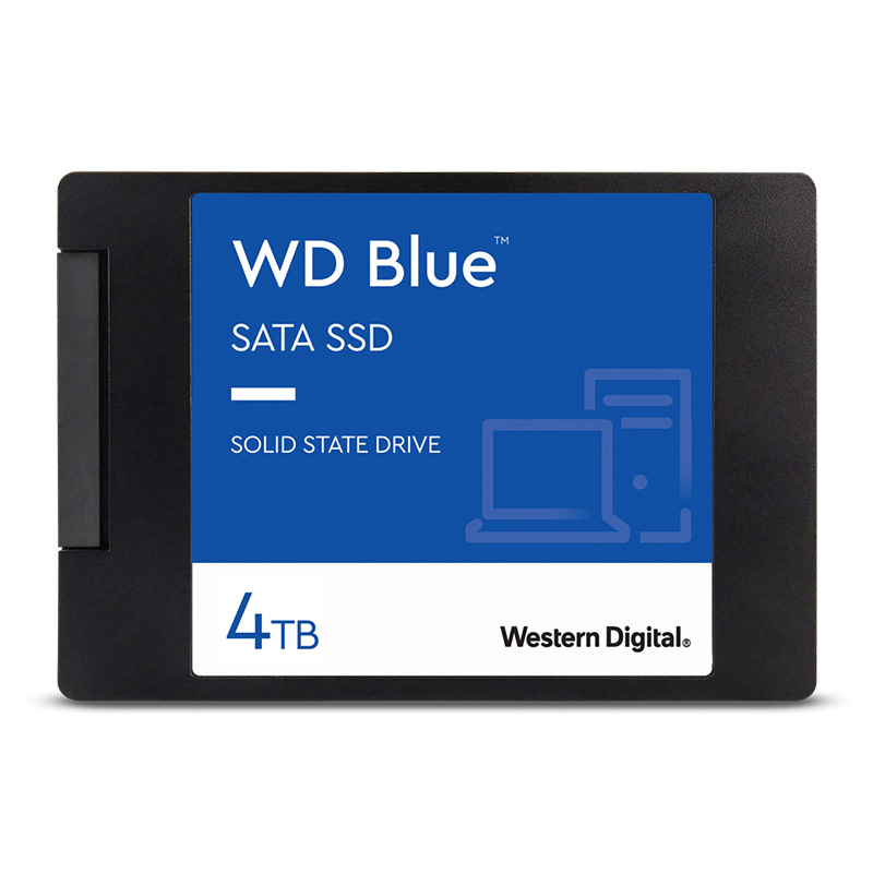Western Digital Blue 4TB 2.5in 3D NAND SATA SSD (WDS400T2B0A)