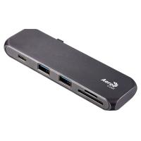 Aerocool Slimline USB Type C Multifunction Hub and Dock (USB 3.0, Card Reader, Type C)