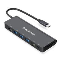 Simplecom USB-C SuperSpeed 9-in-1 Multiport Docking Station (CHN590)