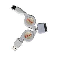 Ritmo IP-006 USB+1394 Firewire Retractable Cable