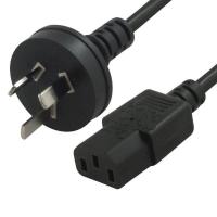 Rotanium 3Pin Male to IEC C13 Female PC Power Cable 