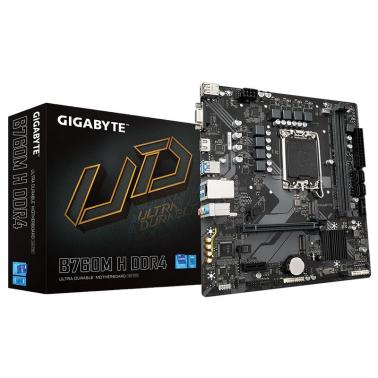 Gigabyte B760M H DDR4 LGA 1700 mATX Motherboard (B760M H DDR4) - OPENED BOX 86782