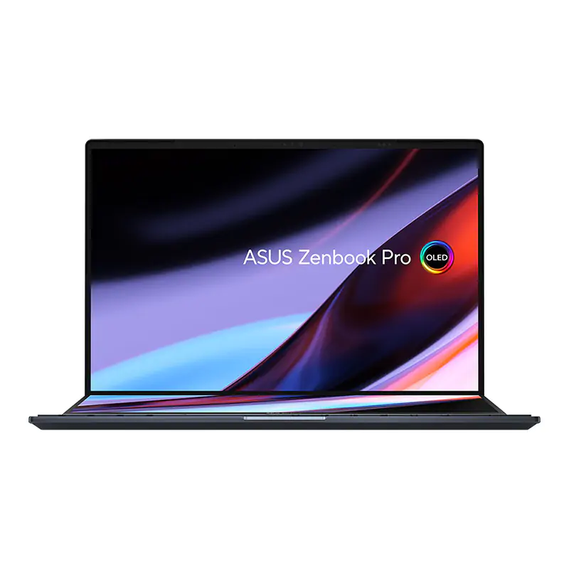 Asus Zenbook Pro Duo 14.5in WQXGA+ OLED Touch i9-13900H RTX 4050 1TB SSD 32GB RAM W11P Laptop - Black (UX8402VU-P1024X)