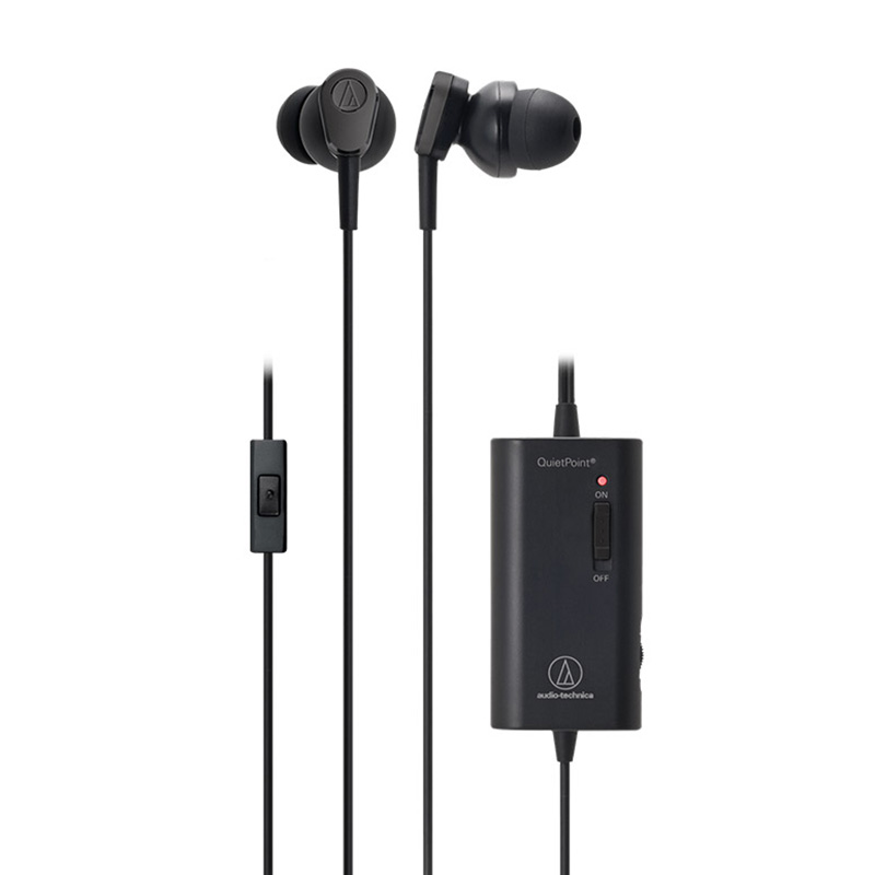 Audio-Technica ATH-ANC33iS Noise-Cancelling In Ear Headphones