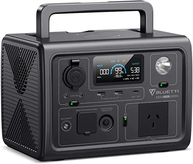 BLUETTI EB3A Portable Power Station | 600W 268Wh