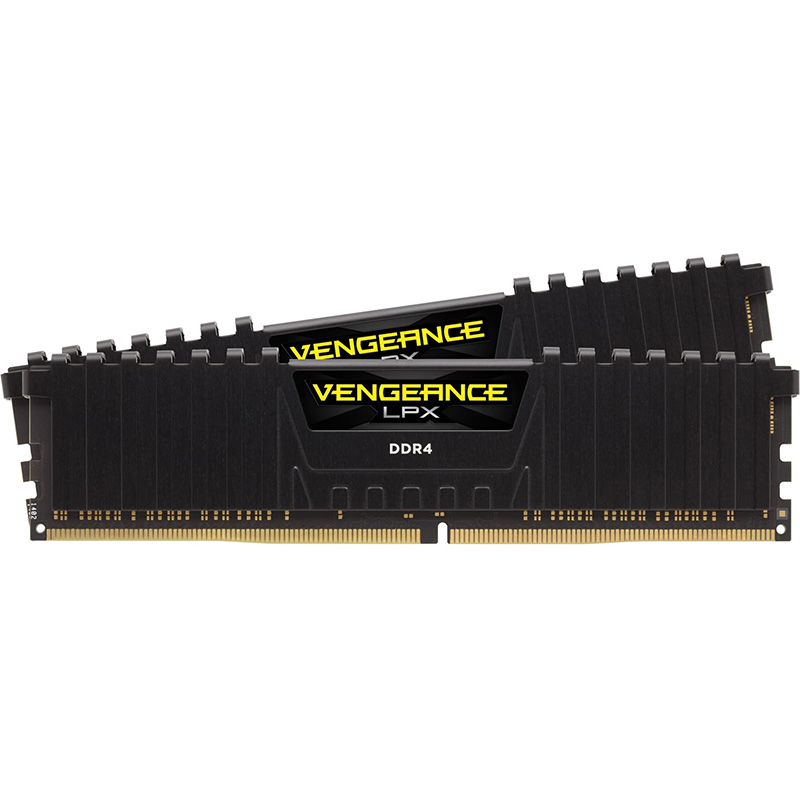 Corsair Vengeance LPX 32GB (2x16GB) 2400MHz DDR4 DIMM - Black (CMK32GX4M2A2400C14)