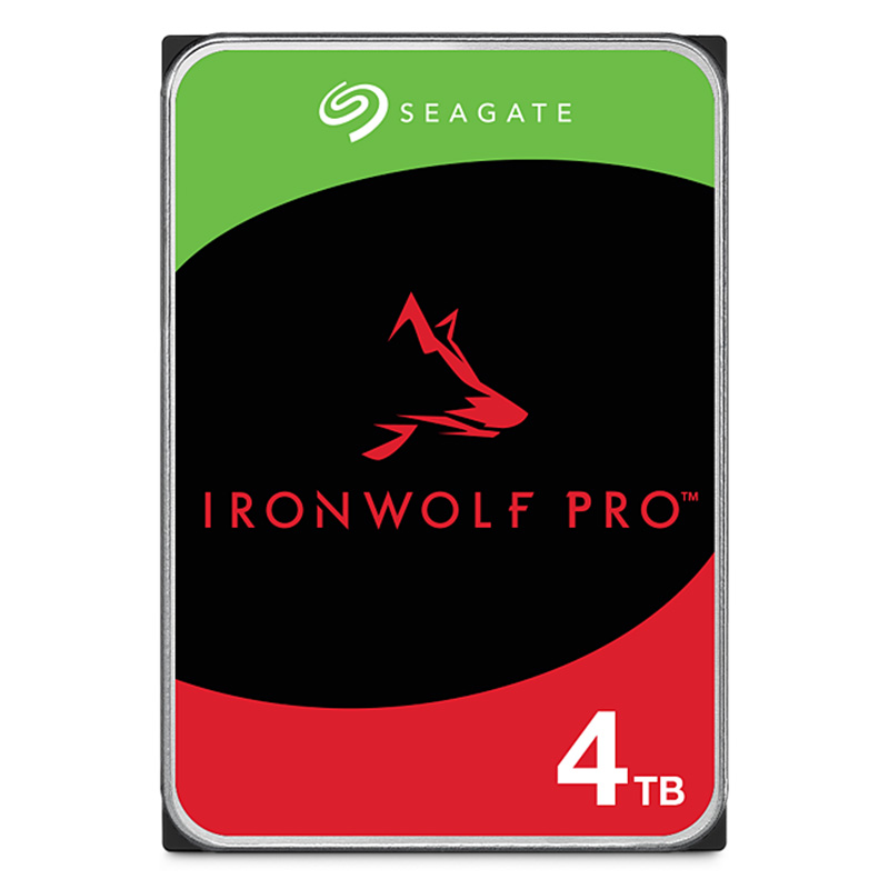 Seagate 4TB IronWolf Pro 3.5in SATA 7200RPM NAS Hard Drive - (ST4000NE001)