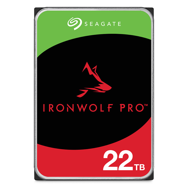 Seagate IronWolf Pro Standard 512E 22TB NAS 7200RPM 6Gb/s 3.5In SATA Hard Drive (ST22000NT001) - OPENED BOX 71528
