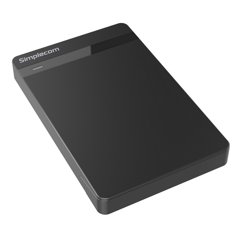 Simplecom Tool Free 2.5inch USB 3.0 Hard Drive Enclosure- Black (SE203BK)