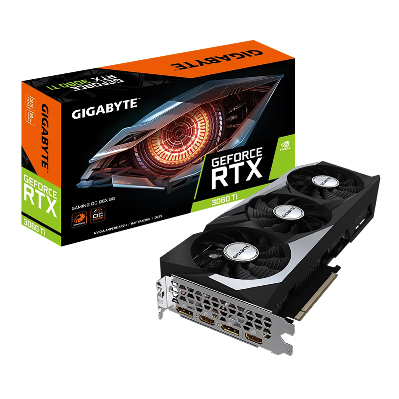 Gigabyte GeForce RTX 3060 Ti Gaming OC D6X 8G Graphics Card (GV-N306TXGAMING OC-8GD)