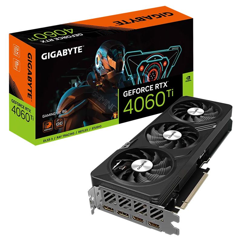 Gigabyte GeForce RTX 4060 Ti Gaming OC 8G Graphics Card (GV-N406TGAMING-OC-8GD)