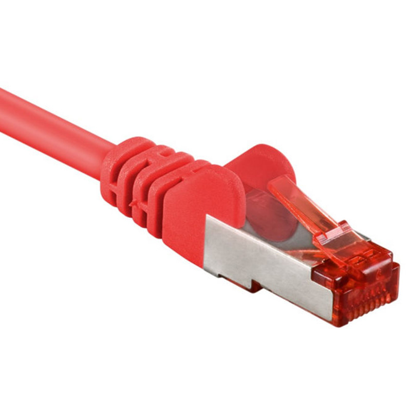 Hypertec CAT6A Shielded Ethernet Cable 10m - Red