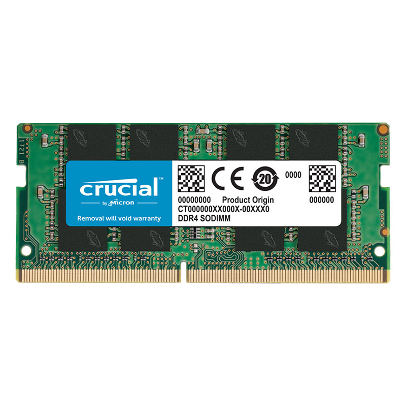 Crucial 16GB (1x16GB) 3200MHz SODIMM DDR4 RAM (CT16G4SFS832A)