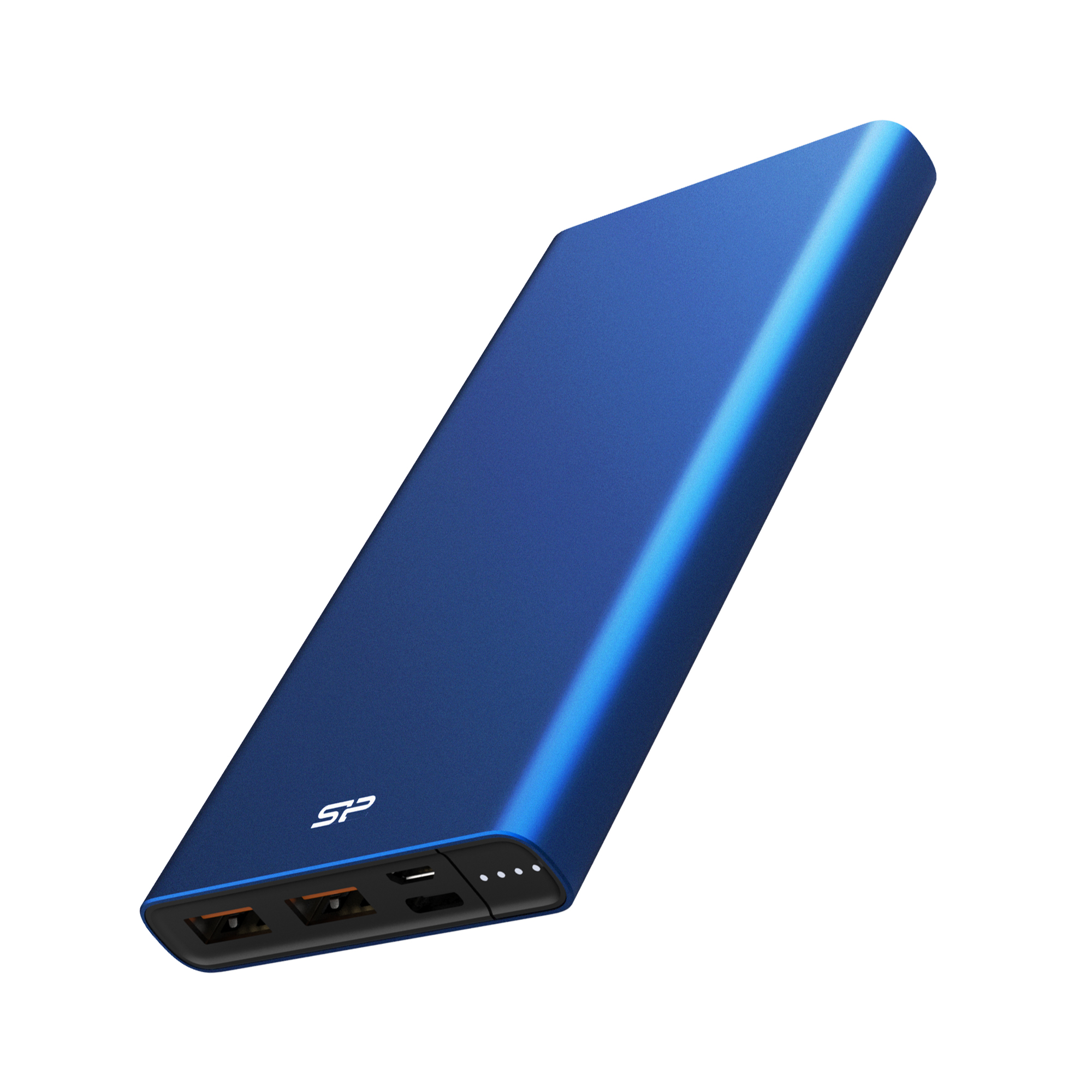 Silicon Power QP60 10000mAh 18W PD & Quick Charge 3.0 Power Bank smartBOOST smartSHIELD Portable Charger - Blue