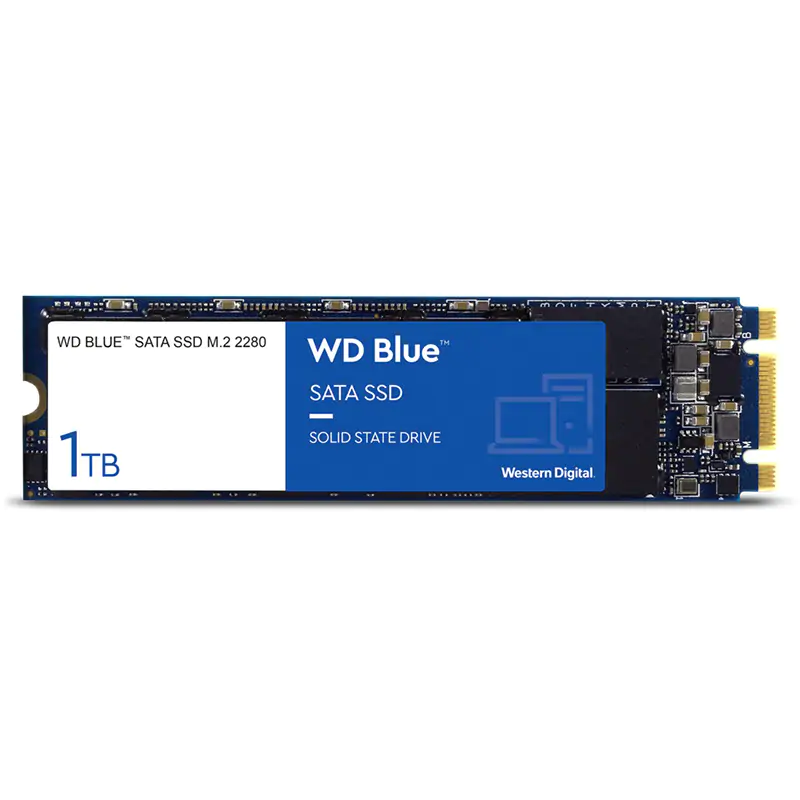 Western Digital 1TB Blue M.2 2280 SATA SSD (WDS100T2B0B)