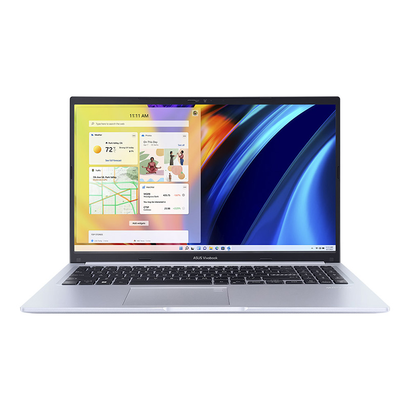 Asus Vivobook 15 X1502 15.6in FHD IPS i7-1255U 512GB SSD 8GB RAM W11H Laptop - Icelight Silver (X1502ZA-BQ689W)