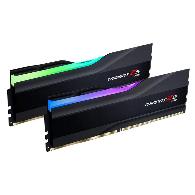 G.Skill 32GB (2x16G) F5-7600J3646G16GX2-TZ5RK Trident Z5 RGB 7600MHz CL36 DDR5 RAM - Black