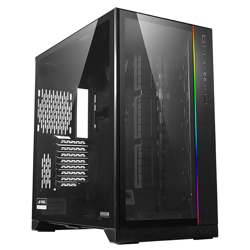 Lian Li PC-O11 Dynamic XL ROG Certified Tempered Glass RGB EATX Case Black