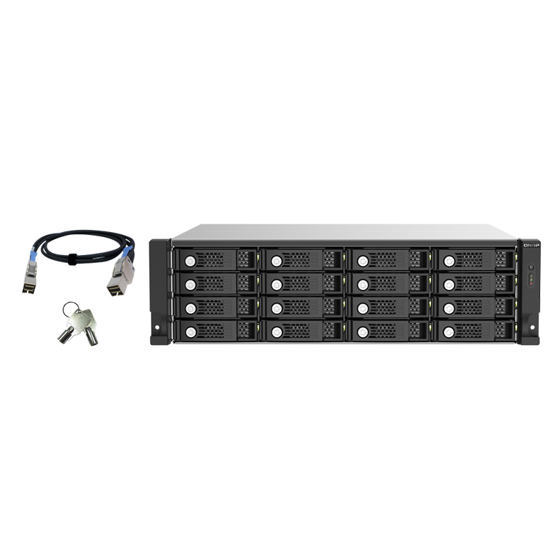 QNAP TL-R1620Sep-RP 3.5in SATA 16 Bay 3U Rackmount SAS Storage Expansion Enclosure