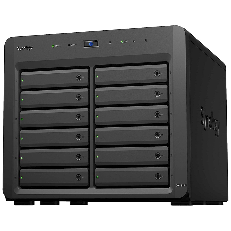 Synology Expansion Unit 12 Bay 3.5" Diskless NAS for Scalable SMB/ENT Models (DX1215ii)