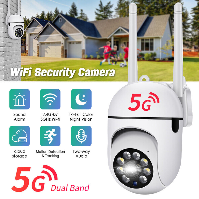 HD 2MP Wifi Surveillance Camera Wireless Two-Way Audio IP Camera 10M IR Night Vision Home Security PTZ AI Human Detecte Camara