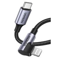 UGREEN Angled Lightning To Type-C 2.0 Cable - 2M