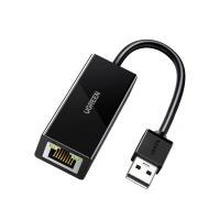 UGREEN USB 2.0 A To 100Mbps Ethernet Adapter Black ABS 10cm
