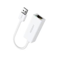 UGREEN USB 2.0 A To 100Mbps Ethernet Adapter White ABS 10cm