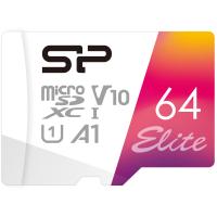 Silicon Power Elite 64GB microSDXC UHS-I Micro SD Card with Adapter