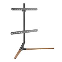 Monitor-Accessories-Brateck-Modern-Linear-Tabletop-TV-Stand-For-49in-70in-TVs-Matte-Black-Walnut-2
