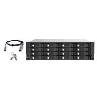 QNAP TL-R1620Sep-RP 3.5in SATA 16 Bay 3U Rackmount SAS Storage Expansion Enclosure