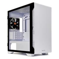 Thermaltake S100 Snow Edition Tempered Glass Micro ATX Case - White