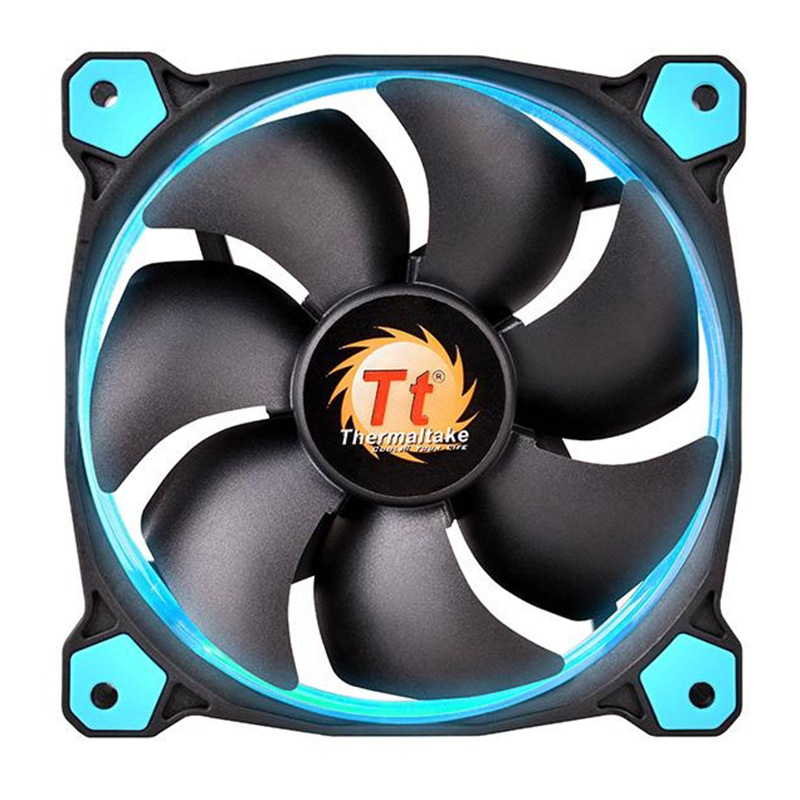Thermaltake Riing 12 High Static Pressure 120mm Blue LED Fan (CL-F038-PL12BU-A)