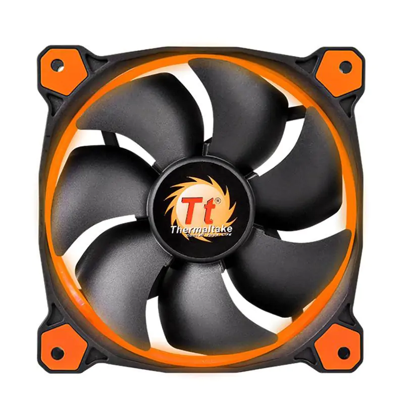 leje Udvidelse Uhyggelig Thermaltake Riing 14 High Static Pressure 140mm Orange LED Fan -  Umart.com.au
