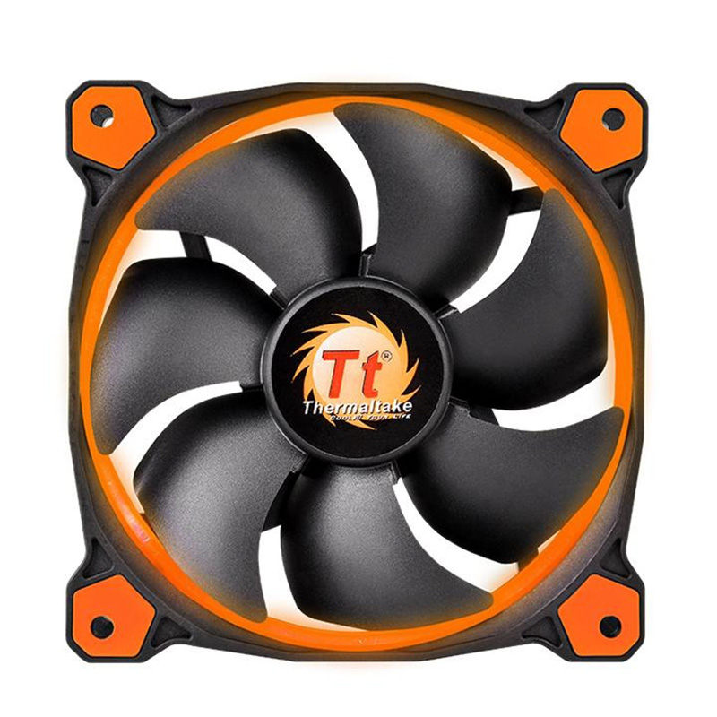 Thermaltake Riing 14 High Static Pressure 140mm Orange LED Fan